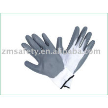 13 Gauge nitrile coated nylon working glove